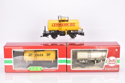 Lot 950 - LGB G Gauge Tank Wagons (3)