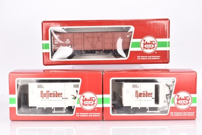 Lot 952 - LGB G Gauge Wagons (3)