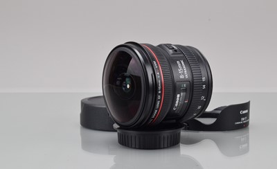 Lot 266 - A Canon EF 8-15mm f/4 L USM Fisheye Zoom Lens