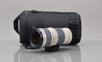 Lot 270 - A Canon EF 70-200mm f/4 L IS USM Lens