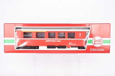 Lot 955 - LGB G Gauge Control Car Red