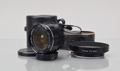 Lot 301 - An Asahi Super-Takumar 28mm f/3.5 Lens