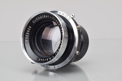 Lot 330 - A Schneider Kreuznach 240mm f/5.6 Symmar Lens