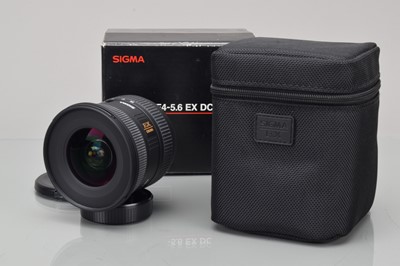 Lot 347 - A Sigma EX 10-20mm f/4-5.6 DC HSM Lens.