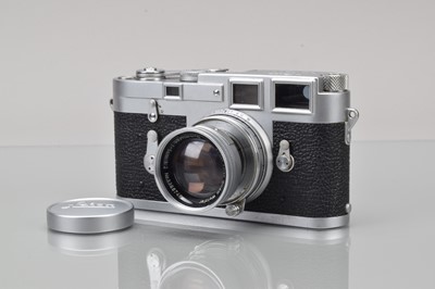 Lot 447 - A Leitz Wetzlar Leica M3 Rangefinder Camera