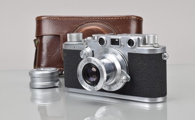 Lot 466 - A Leitz Wetzlar Leica IIIc Rangefinder Camera