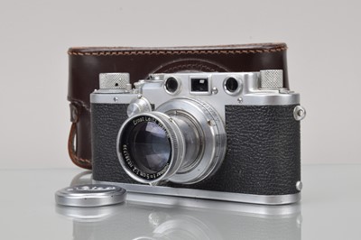 Lot 467 - A Leitz Wetzlar Leica IIIf Rangefinder Camera