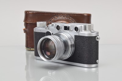Lot 469 - A Leitz Wetzlar Leica IIf Rangefinder Camera