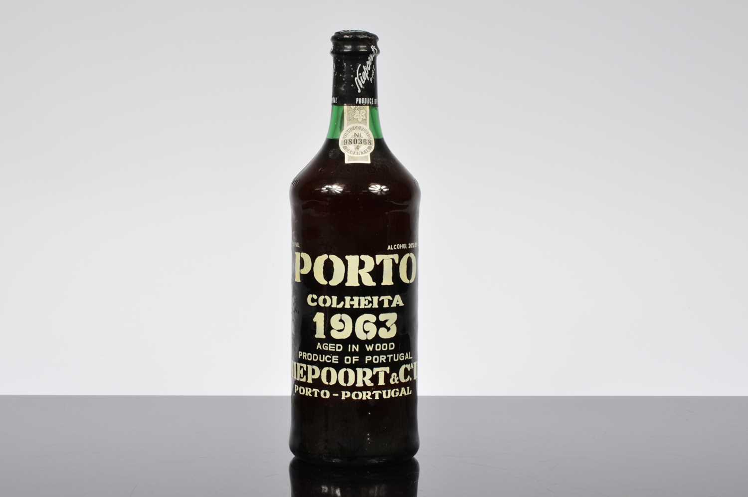 Lot 10 - One bottle of Niepoort 1963 Colheita Port