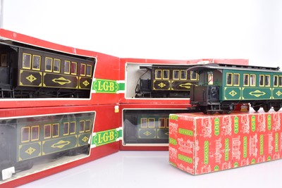 Lot 981 - LGB G Gauge Barmer Mountain Coaches (5)