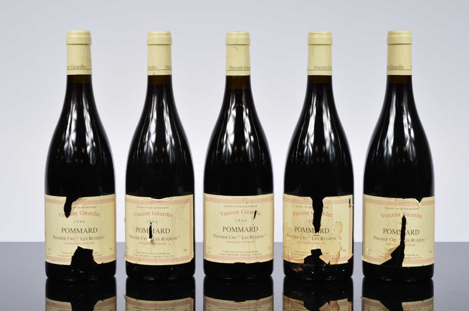 Lot 19 - Five bottles of Vincent Girardin