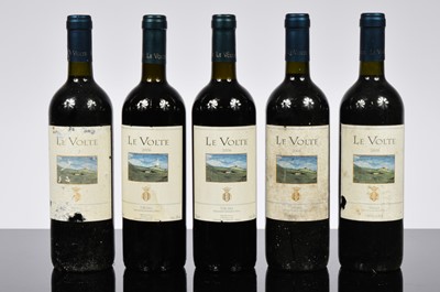 Lot 20 - Five bottles of Le Volte red wine