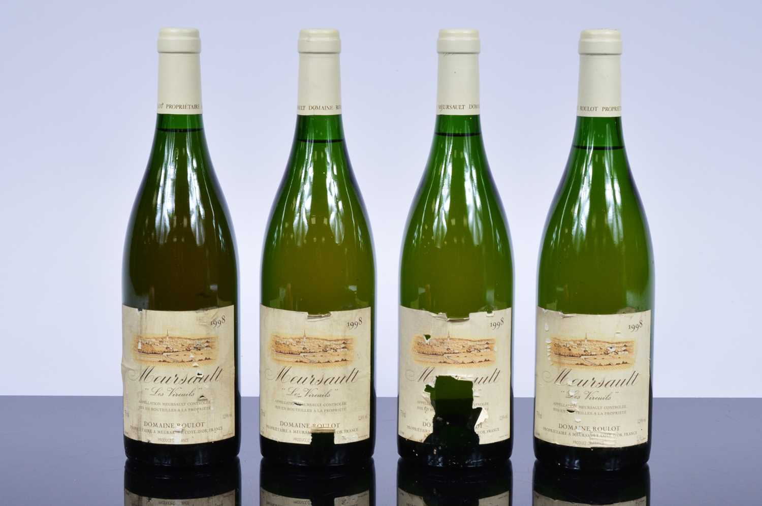 Lot 22 - Four bottles of 1998 Domaine Roulot Meursault Les Vireuils