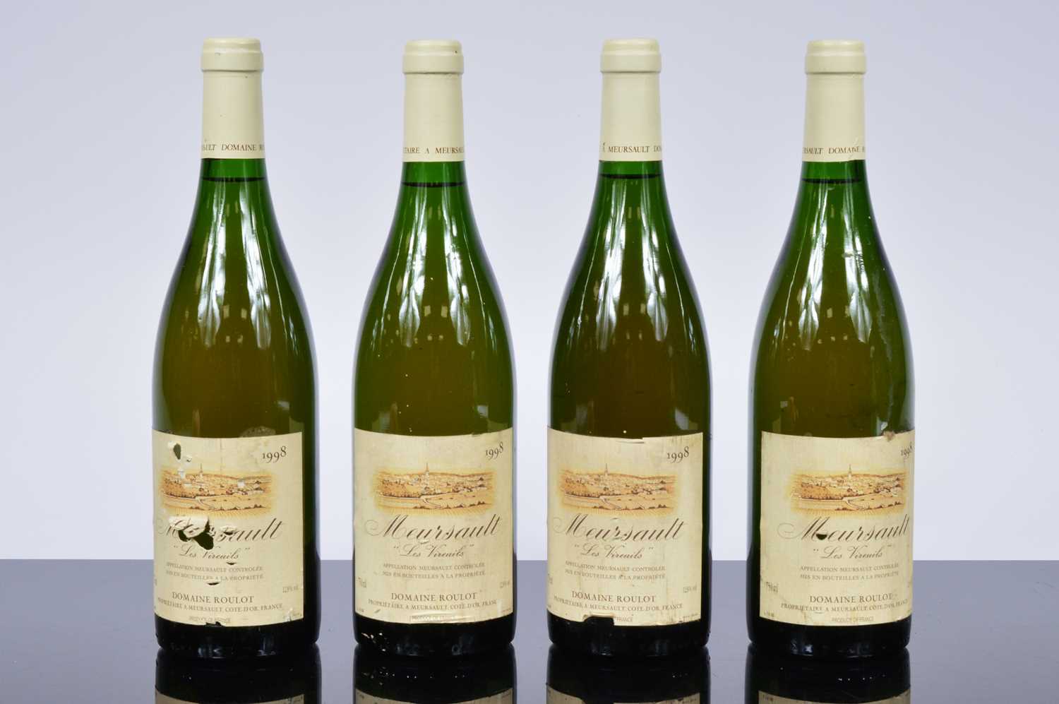 Lot 23 - Four bottles of 1998 Domaine Roulot Meursault Les Vireuils