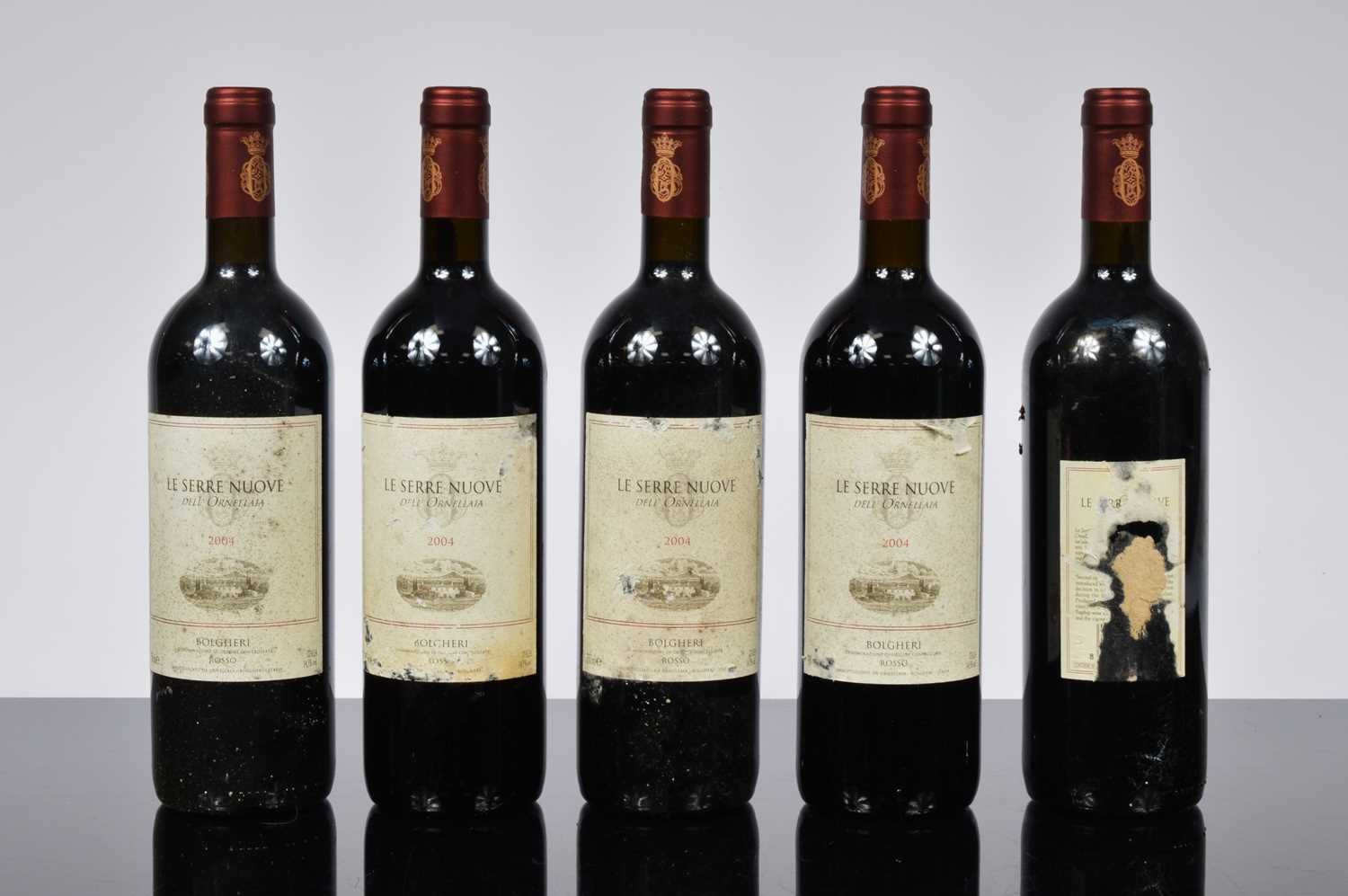 Lot 24 - Five bottles of le serre nuove dell'ornellaia 2004
