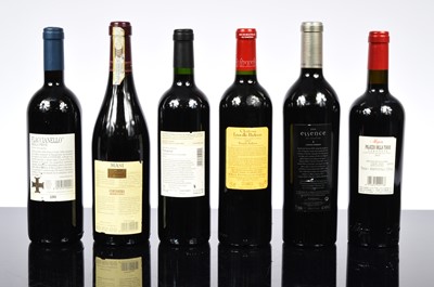 Lot 28 - A collection of six assorted red wines