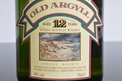 Lot 40 - Three bottles of Old Argyll 12 year old Scotch Whisky