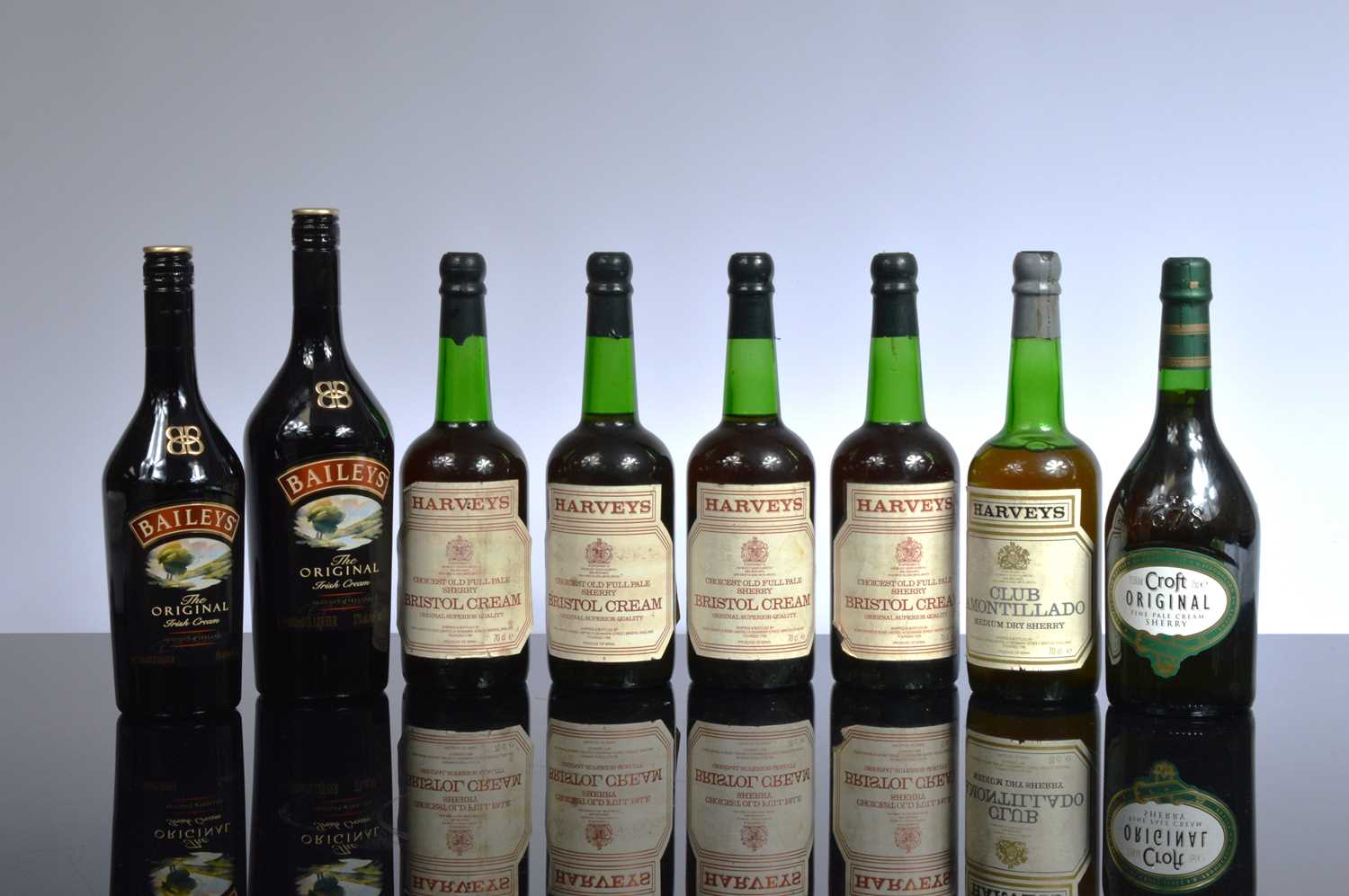 Lot 41 - A collection of eight bottles of Sherry and Cream liqueur