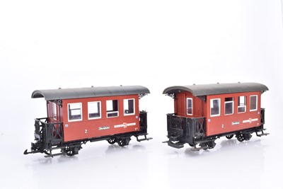 Lot 984 - LGB G Gauge Zillertal Coaches (2)