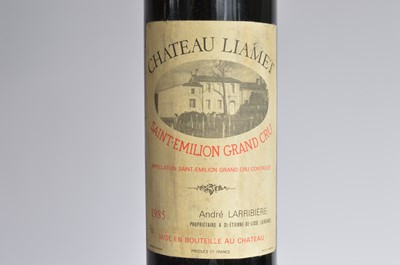 Lot 47 - Five bottles of chateau liamet saint-Emillion grand cru 1985