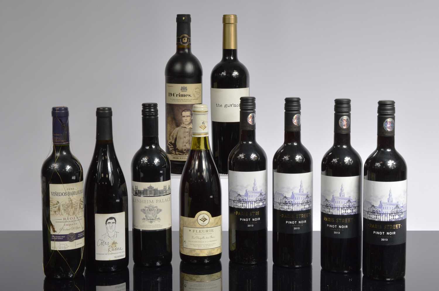 Lot 48 - A collection of ten modern red wines