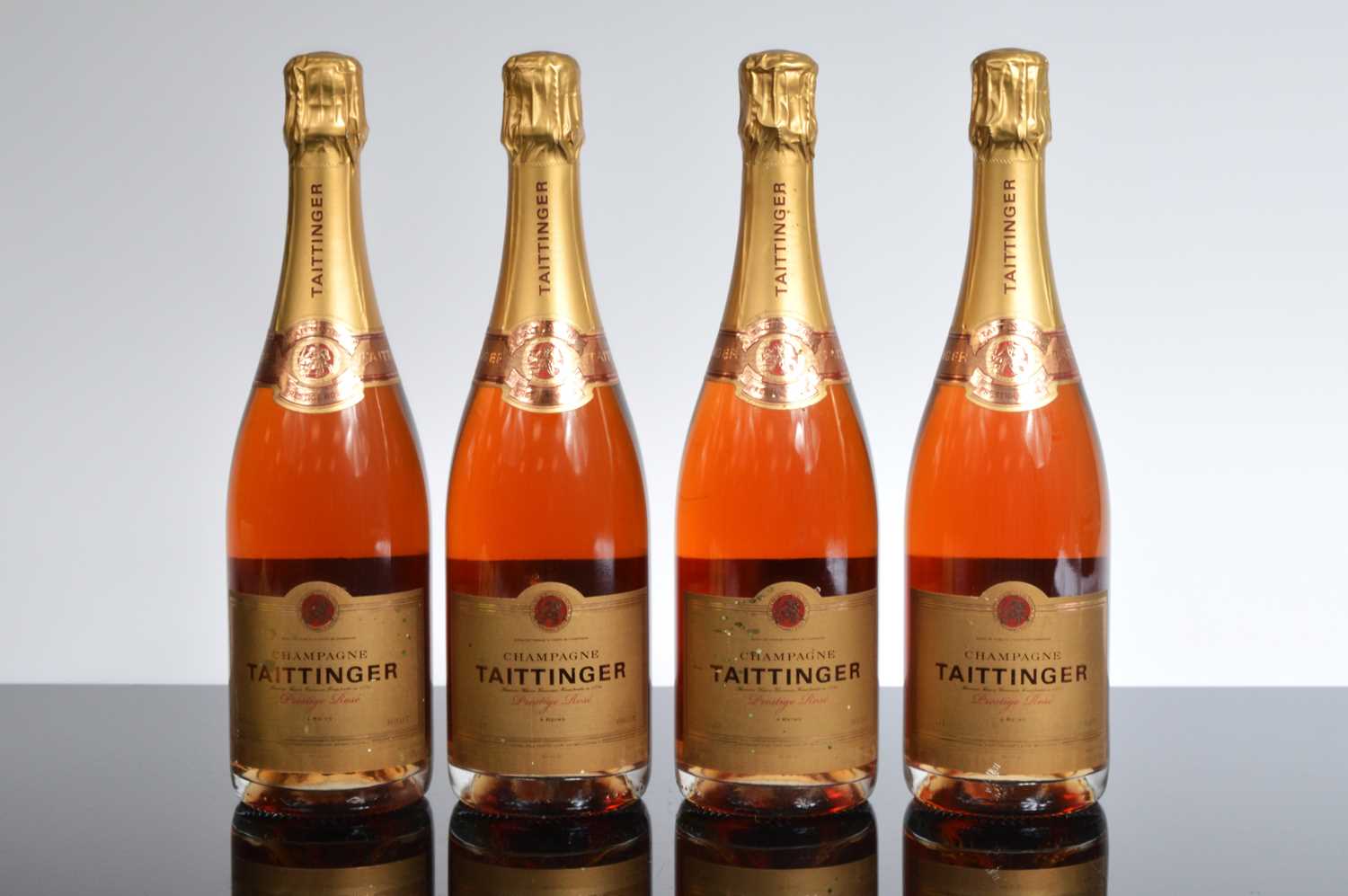 Lot 52 - Four bottles of Taittinger Champagne Rose