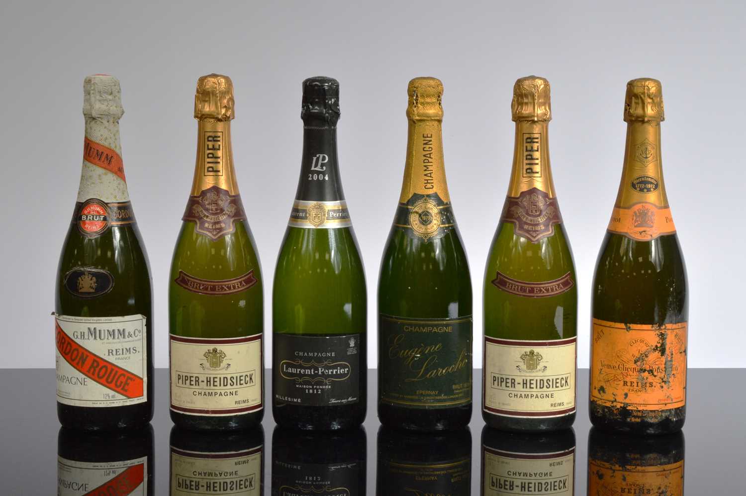 Lot 59 - A collection of six bottles of Champagne
