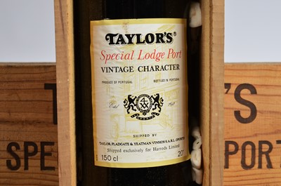 Lot 65 - Two boxed magnum bottles of Taylor's Special Lodge Vintage Character Port