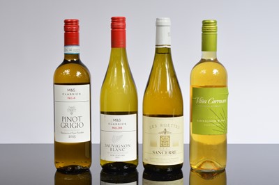 Lot 71 - A collection of twelve bottles of white wine