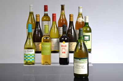 Lot 71 - A collection of twelve bottles of white wine