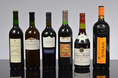 Lot 78 - A collection of nine Red and White wines