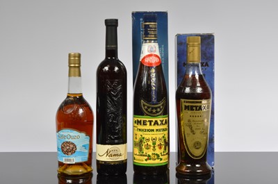 Lot 84 - A collection of four Greek spirits
