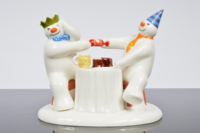 Lot 86 - A collection of four Coalport Snowman figurines