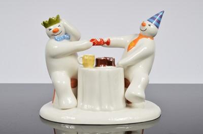 Lot 88 - A collection of four Coalport Snowman figurines