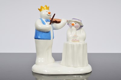 Lot 88 - A collection of four Coalport Snowman figurines