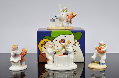 Lot 89 - A collection of four Coalport Snowman figurines