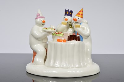 Lot 89 - A collection of four Coalport Snowman figurines