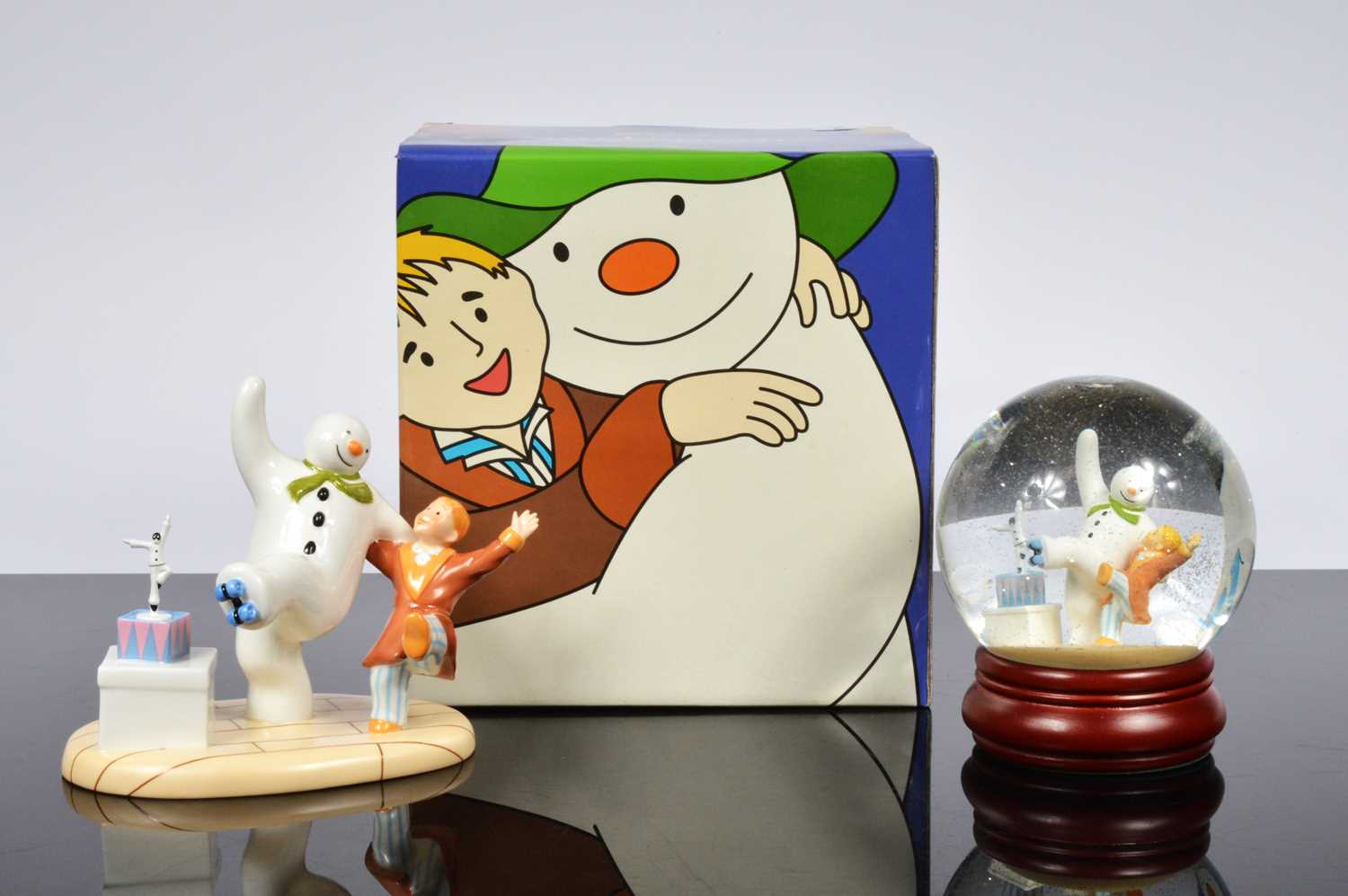 Lot 90 - Two Coalport Snowman items