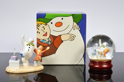 Lot 90 - Two Coalport Snowman items