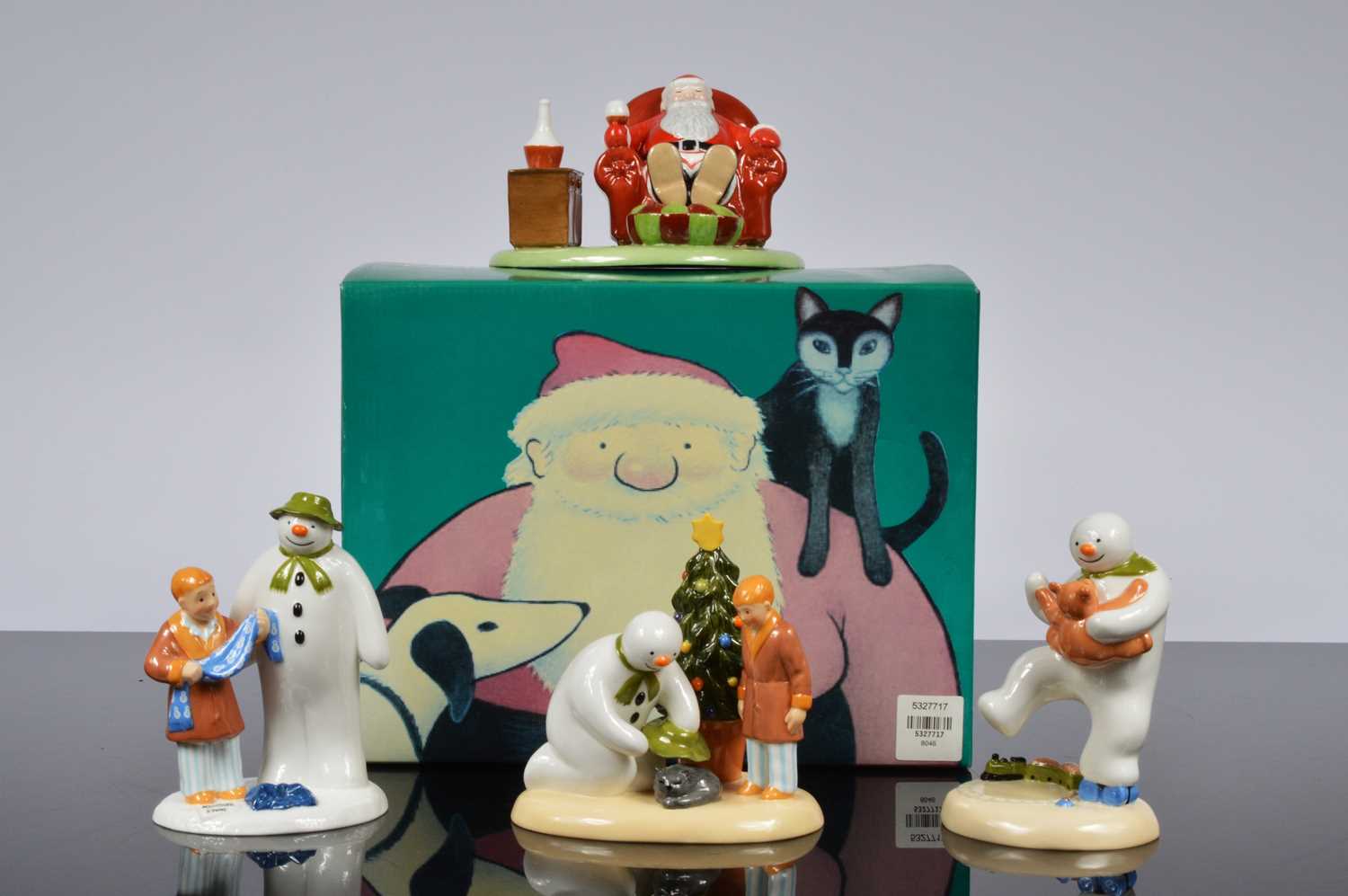 Lot 91 - A collection of four Coalport Snowman figurines