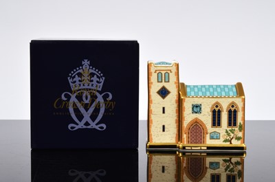 Lot 94 - A Royal Crown Derby mini church