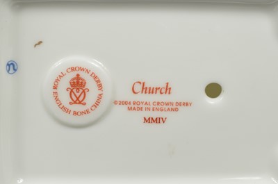Lot 94 - A Royal Crown Derby mini church