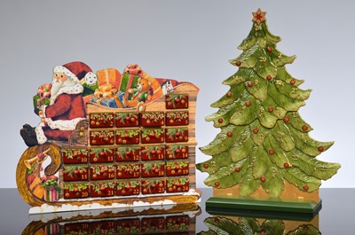 Lot 103 - A Villeroy and Boch advent calendar and tree