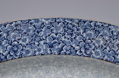 Lot 109 - A Royal Worcester Blue Chintz serving platter