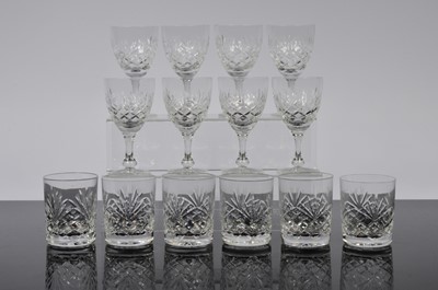 Lot 112 - A collection of modern cut glasses