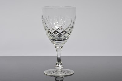 Lot 112 - A collection of modern cut glasses