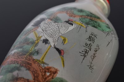 Lot 115 - A pair of Chinese Inside painted snuff bottles