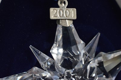 Lot 118 - Seven Swarovski Snowflake ornaments
