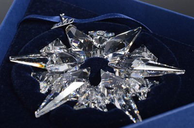 Lot 118 - Seven Swarovski Snowflake ornaments