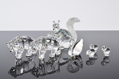 Lot 120 - A collection of Swarovski Animal ornaments